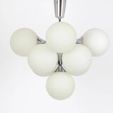 Atomic chrome lustre by Kaiser, Germany, 1960s