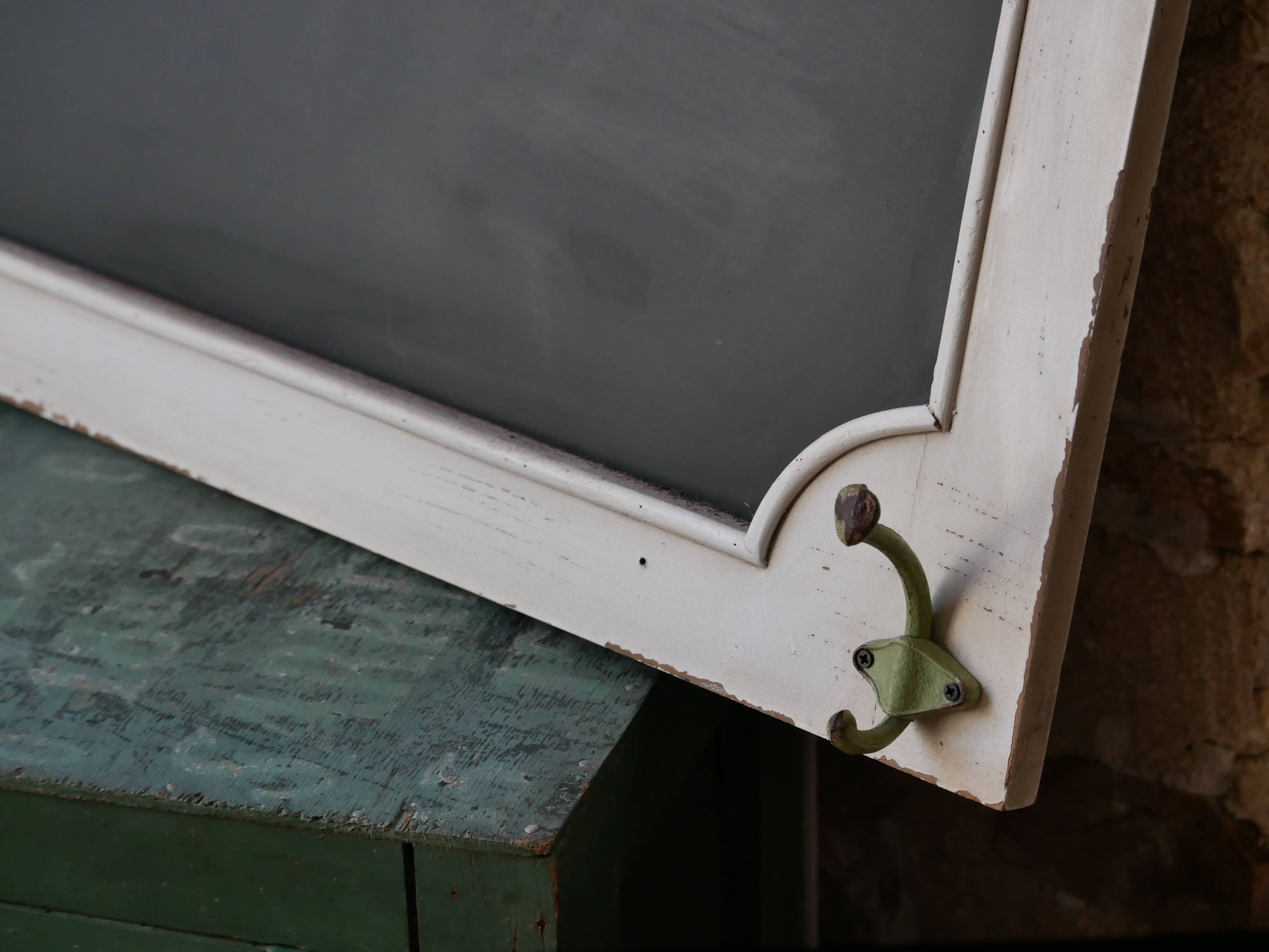 Coat hook slate board