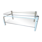 Table basse verre trempe Yves Boutboul