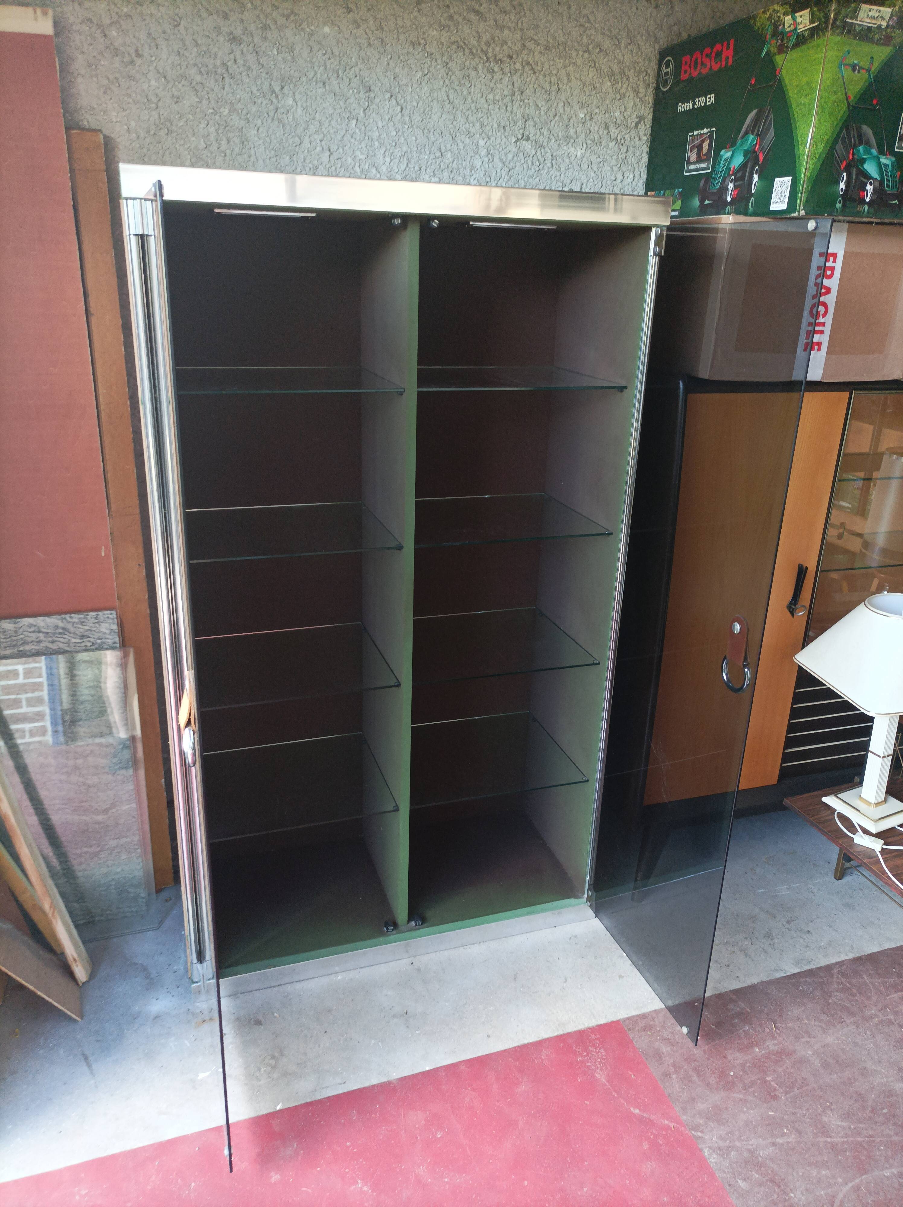 Furniture Hermes vintage wardrobe showcase by Guido Faleschini