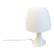 Vintage 60s collector's table lamp mushroom shaped white plastic