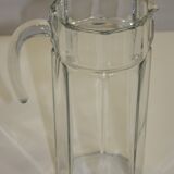 Vintage glass water pitcher