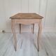 Antique oak side table in Louis XV style