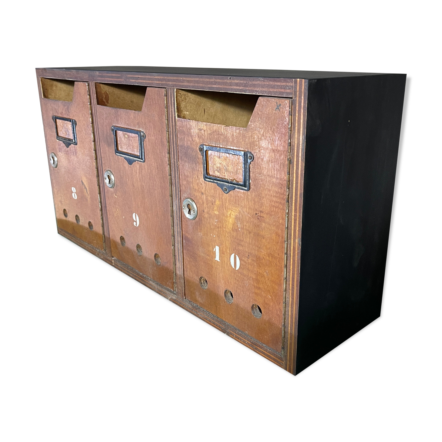 Block of 3 mailboxes from the 70s/80s