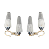 Pair of appliques Lunel Arlus 1950