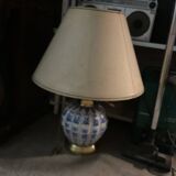 Vintage porcelain table lamp