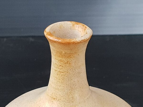 Vase soliflore en grès vintage