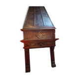Wooden fireplace
