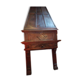 Wooden fireplace