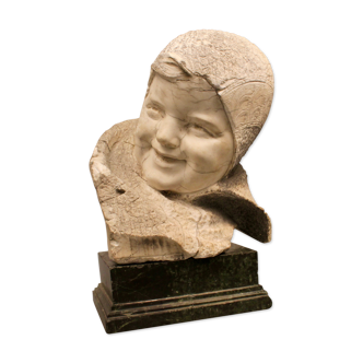 Head of Child In Stone