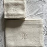 Damask tablecloth and matching napkins