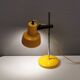 Danish table lamp in beautiful yellow color. Estimated 1980s.