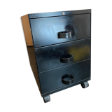 Lacquered metal furniture with 3 drawers model graphis by Osvaldo Borsani and Eugenio Gerli edition Tecno