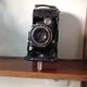Zeiss Ikon bellows camera with its saddlebag