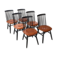 Lot of 6 fanett model chairs