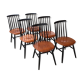 Lot of 6 fanett model chairs