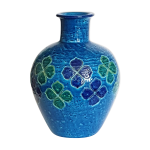 Vase bleu années 60 - aldo