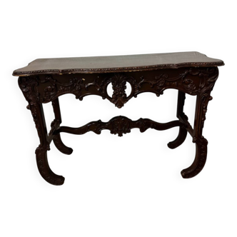 19th-century Louis XVI style wooden console