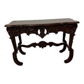 Console en bois de style Louis XVI du 19ème siècle
