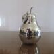 “Pear” sugar bowl in silver metal from the 70s