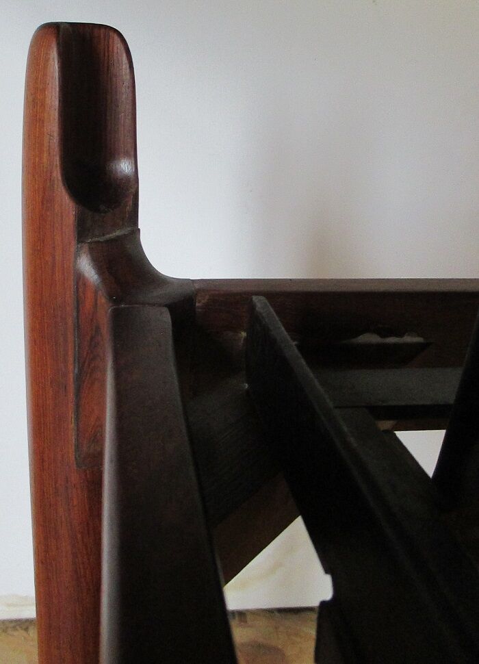 Table transformable system  rosewood