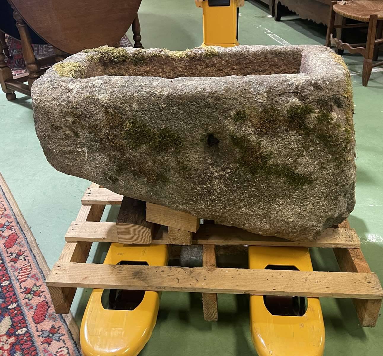 19th century granite trough