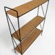 Rattan design bookshelf - Vintage 1960