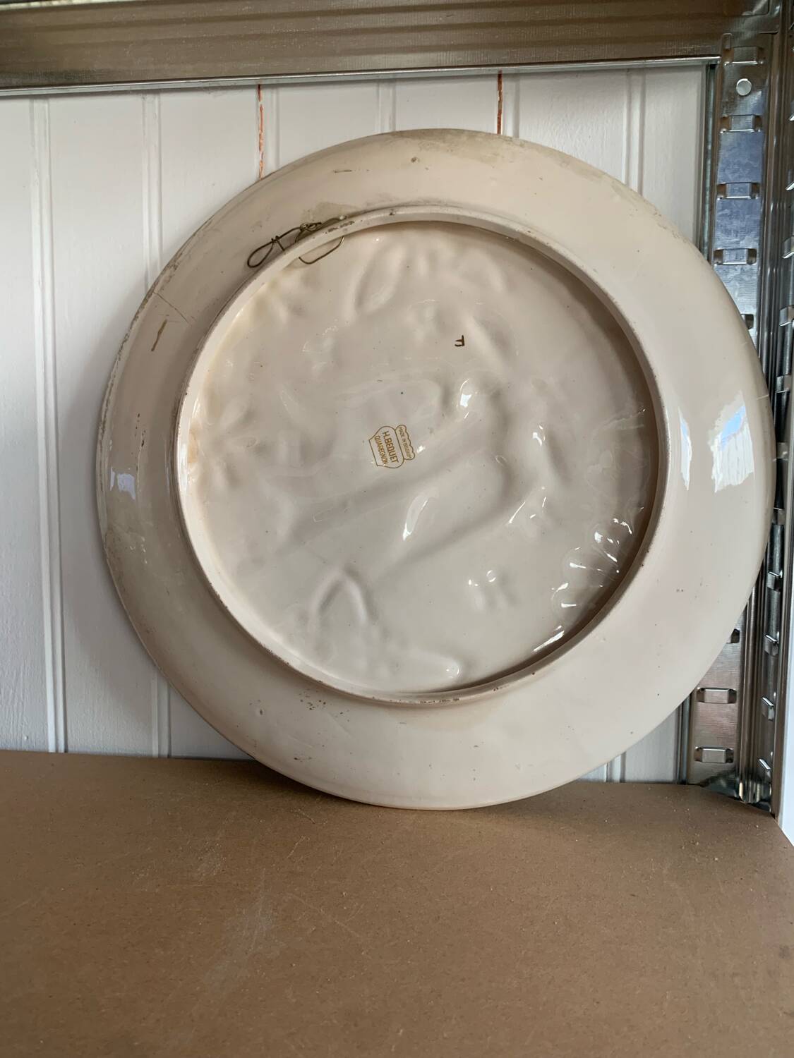 H. BEQUET ceramic collector's dish