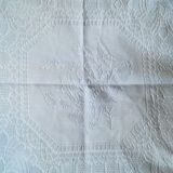 Set of 12 damask cotton towels
