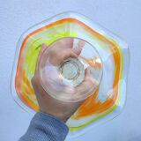 Blown glass fruit bowl