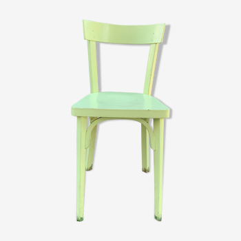 Chaise patine verte