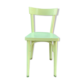 Chaise patine verte