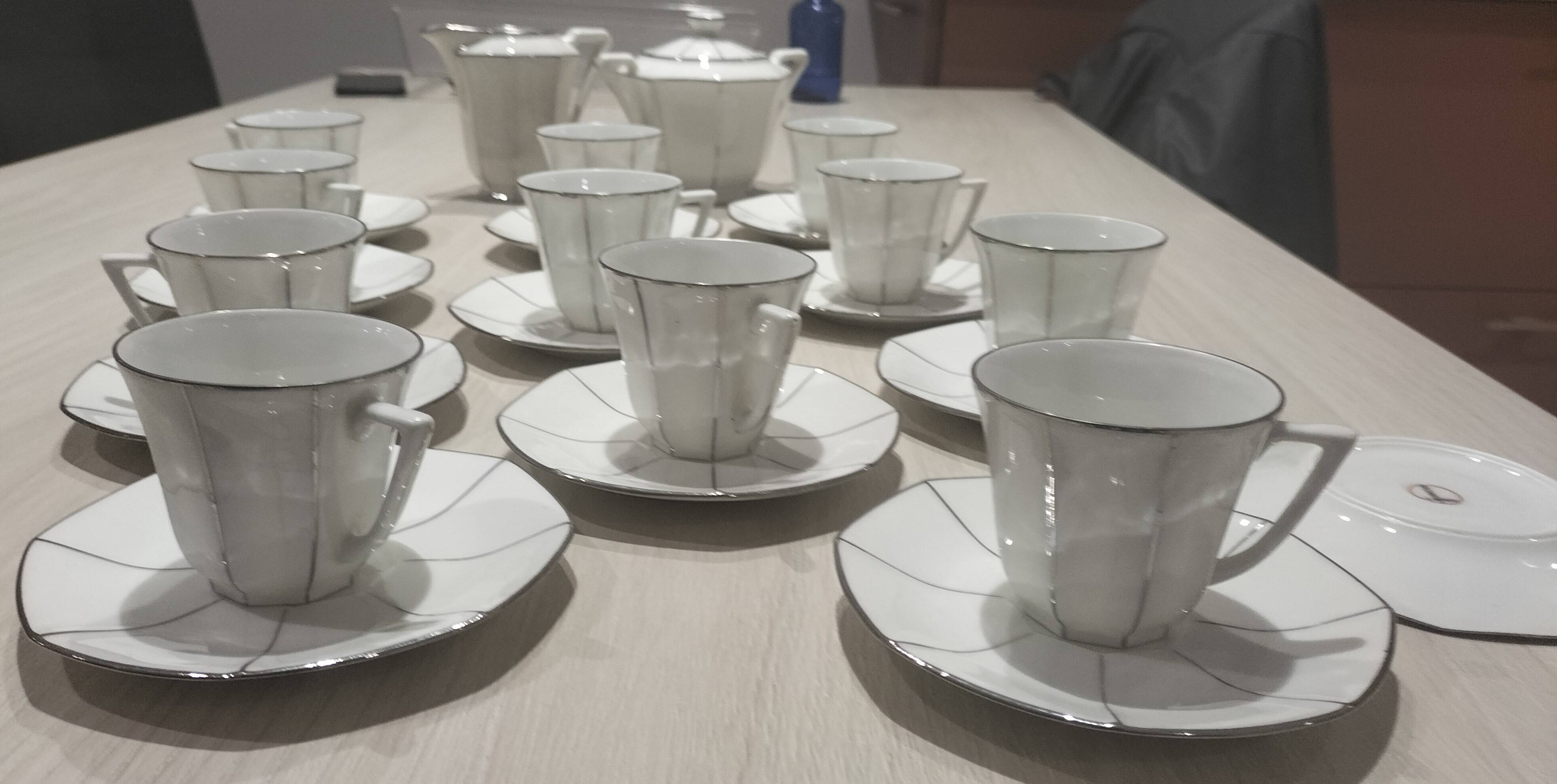 Art Deco coffee service Lourioux Foecy