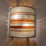 Glass wall lamp by Albano Poli, Italy, circa 1960.