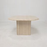 Italian Travertine Coffee Table, 1980's