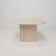 Table basse italienne en travertin années 1980