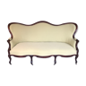 Sofa Napoleon III or Louis Philippe style with nobilis fabrix