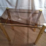 Smoked glass side table