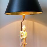 Fine ceramic lamp from the early 20th century