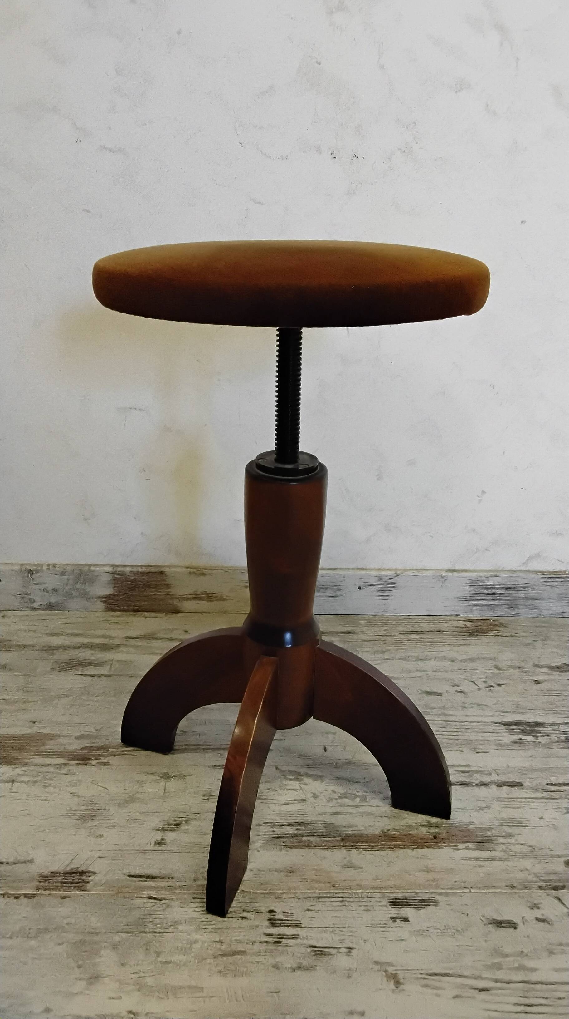 Antique piano stool
