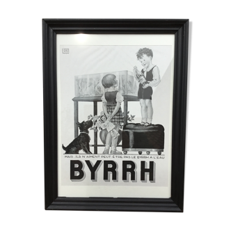 Illustration with aperitif advertising Byrrh 1930s