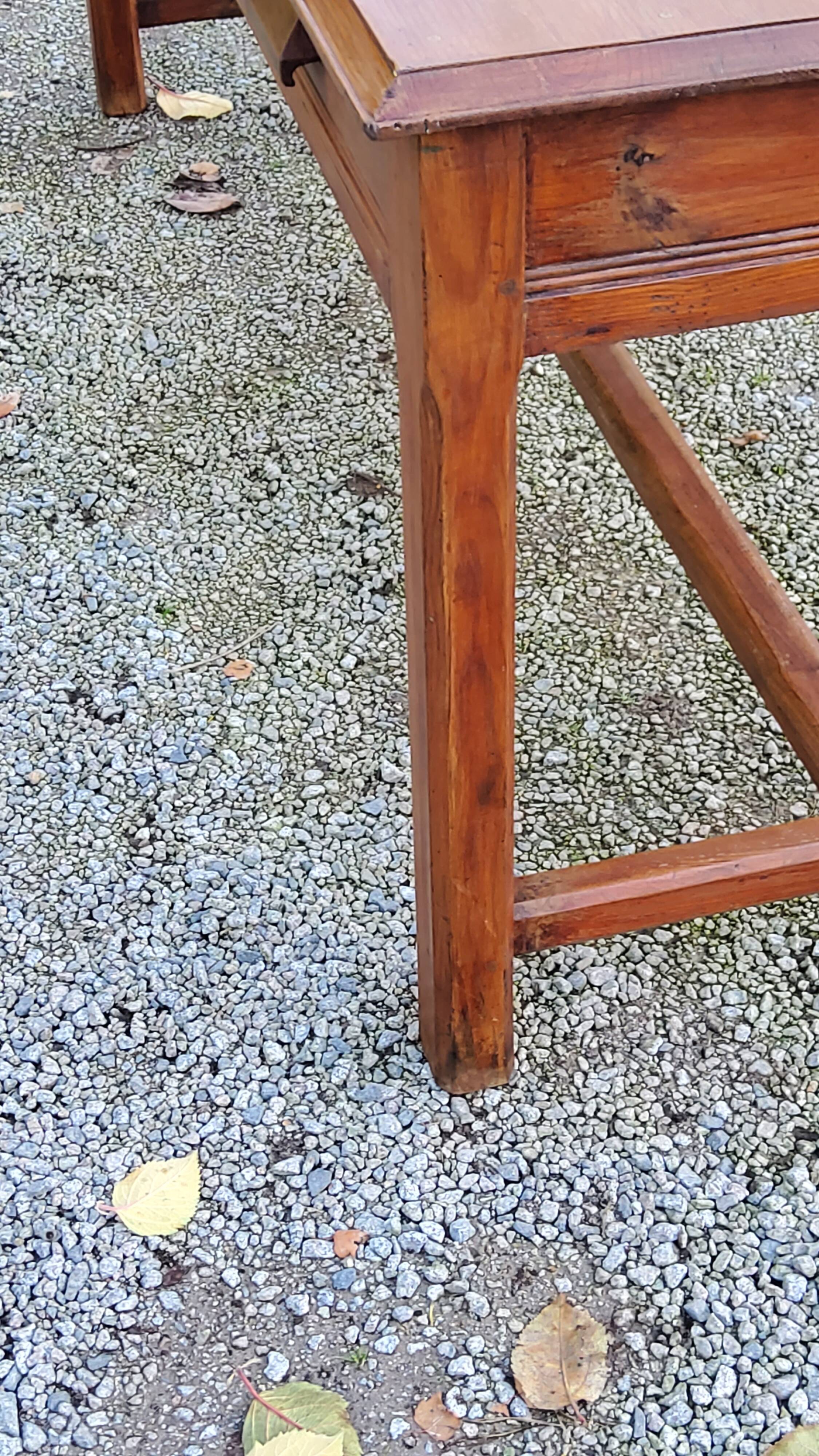 Farm table early 20th century 3 spacer drawers 180cm