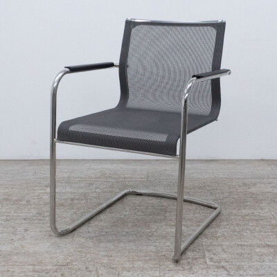 Chaise ICF Stick ATK 700 gris et chromé