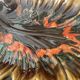 Vintage serving dish in glazed terracotta signed Vallauris