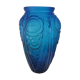 Art Deco blue vase