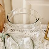 Carafe verre soufflé avec compartiment