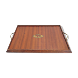 Plateau de service bois et laiton