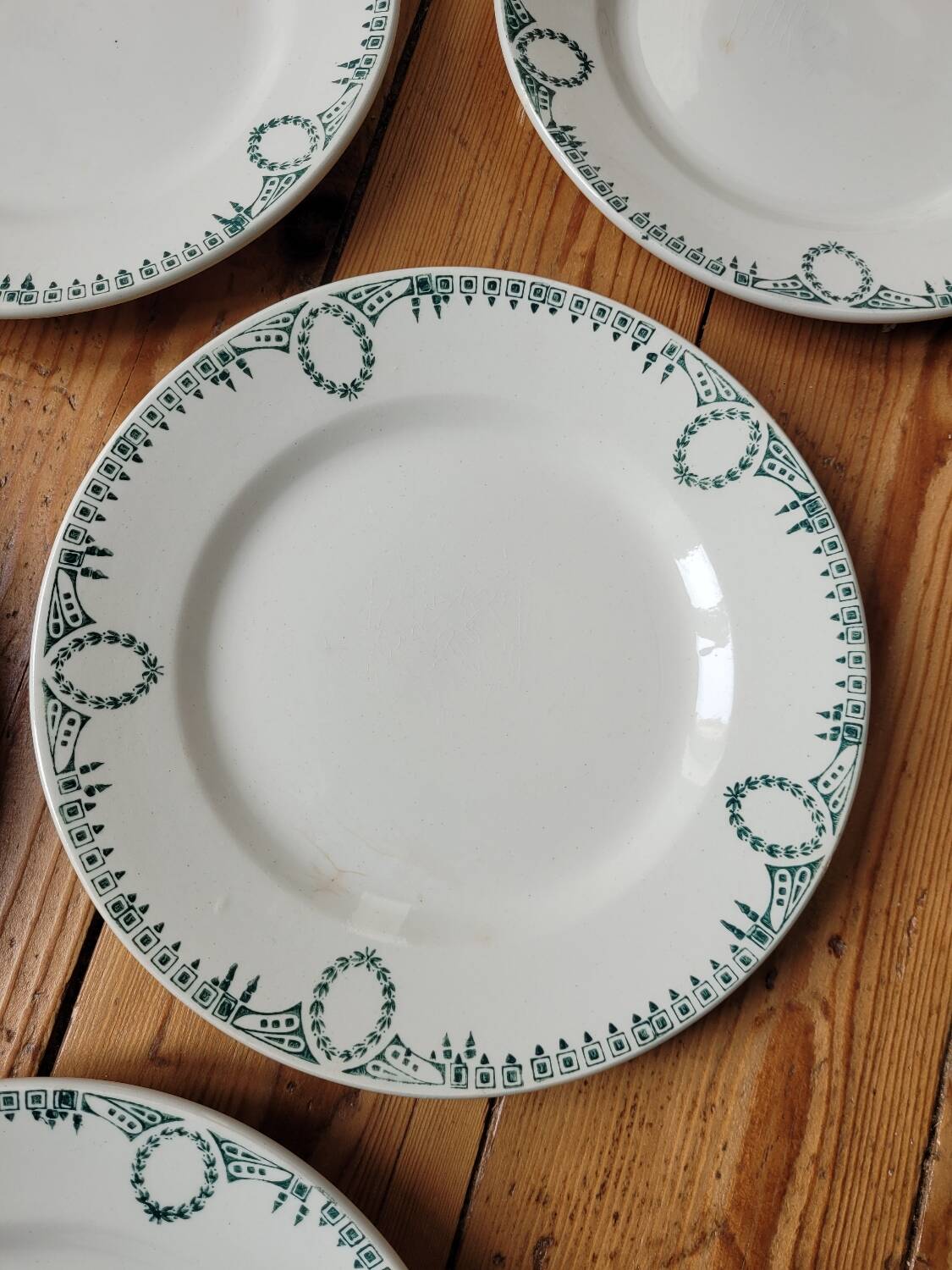 Set of 7 dessert plates n°418 Ceranord