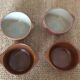 4 stoneware bowls