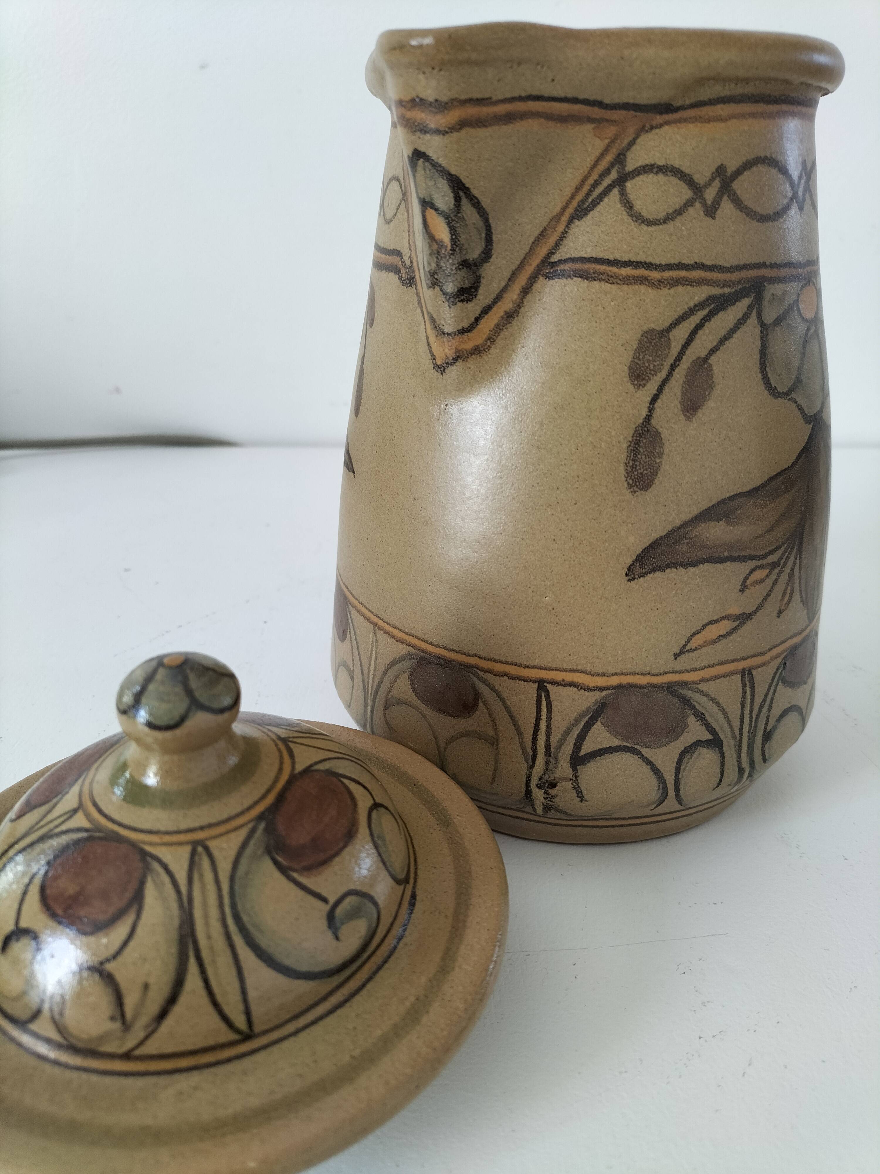Signed Portuguese pottery jug